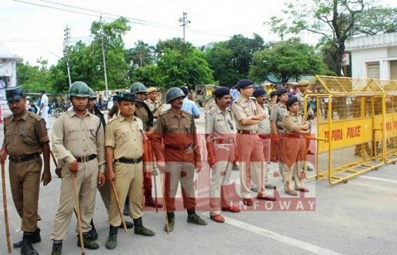 Security tighten in Agartala as two distinct religious ceremony to observe on a same day